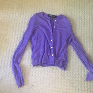 Ralph Lauren purple cardigan size large